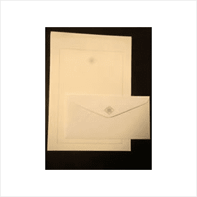 白色便箋と封筒のセット(B5)